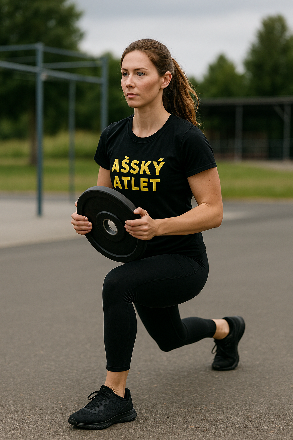 Plate Lunges
